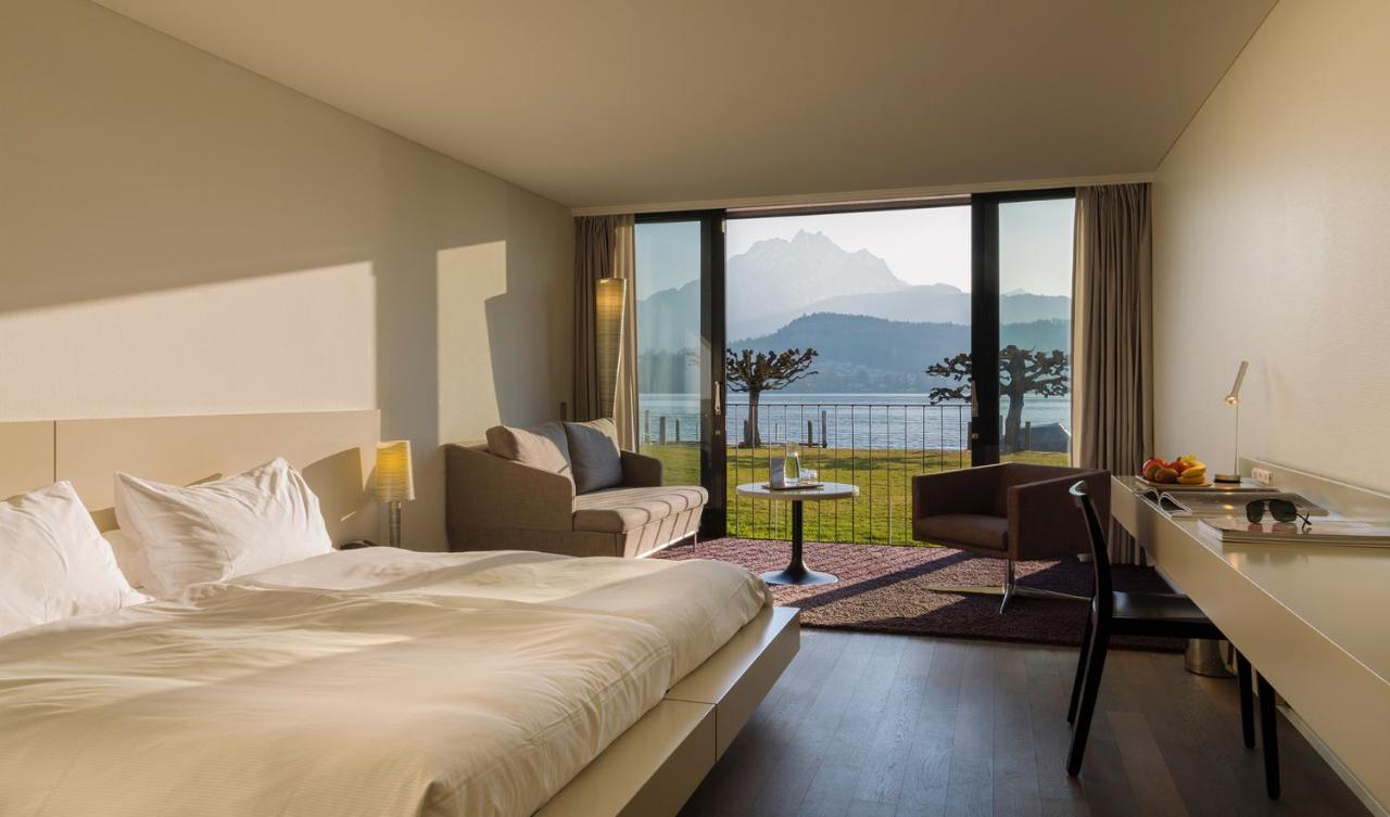Hermitage Lake Lucerne - Beach Club & Lifestyle Hotel Экстерьер фото