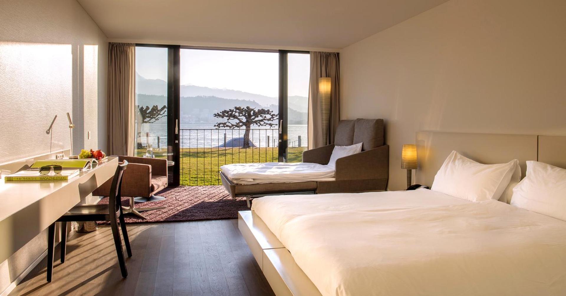 Hermitage Lake Lucerne - Beach Club & Lifestyle Hotel Номер фото