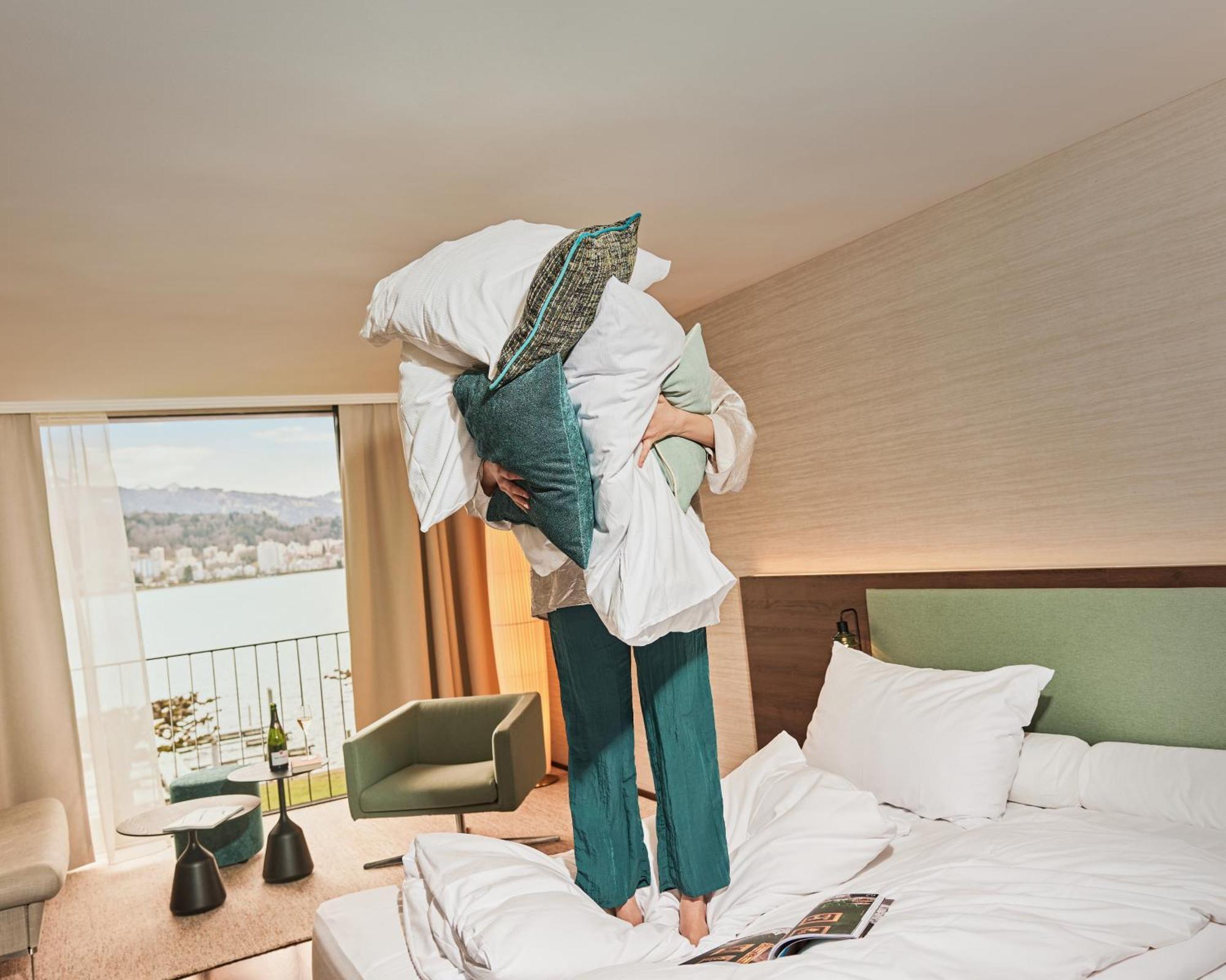 Hermitage Lake Lucerne - Beach Club & Lifestyle Hotel Экстерьер фото